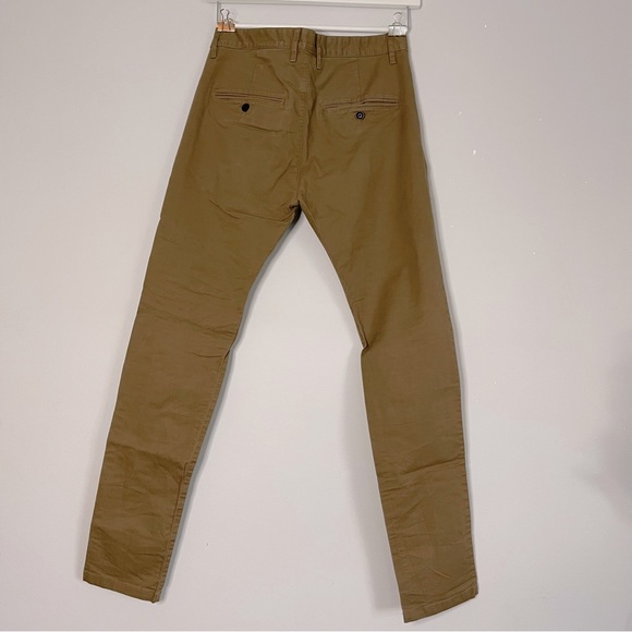 Men’s Skinny Fit Khaki Pants - Picture 2 of 4